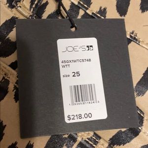 Joe's Jeans Charlie Leopard Print WESTERN CHEETAH